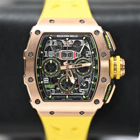 richard mille rm11 annual flyback chronograph rose gold and|richard mille 11 03 price.